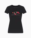 Armani Exchange Slim Fit T-shirts In Black