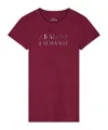 Armani Exchange Slim Fit T-shirts In Burgundy
