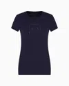 Armani Exchange Slim Fit T-shirts In Navy Blue
