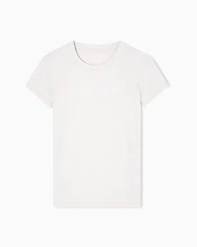 Armani Exchange Slim Fit T-shirts In Neutral