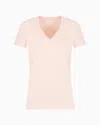 Armani Exchange Slim Fit T-shirts In Blue