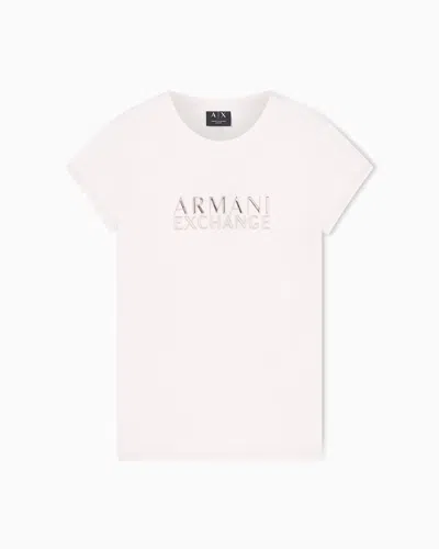 Armani Exchange Slim Fit T-shirts In Neutral