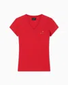 Armani Exchange Slim Fit T-shirts In Red