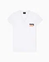 Armani Exchange Slim Fit T-shirts In White