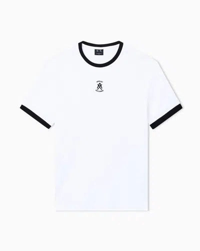 Armani Exchange Slim Fit T-shirts In White