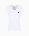 Armani Exchange Slim Fit T-shirts In White