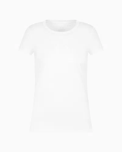 Armani Exchange Slim Fit T-shirts In White