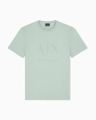 Armani Exchange Slim Fit T-shirt Essential Cotton Jersey In Green