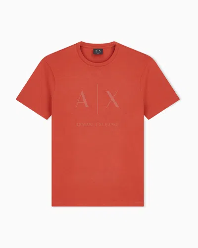 Armani Exchange Slim Fit T-shirt Essential Cotton Jersey In Red