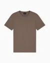 Armani Exchange Slim Fit T-shirt In Pima Cotton Jersey In Brown