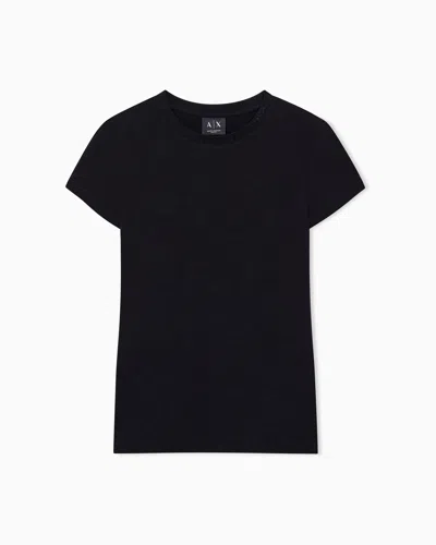 Armani Exchange Slim Fit T-shirts In Black