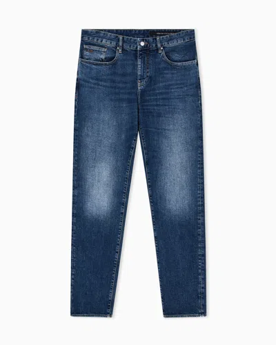 Armani Exchange Slim Jeans In Blue