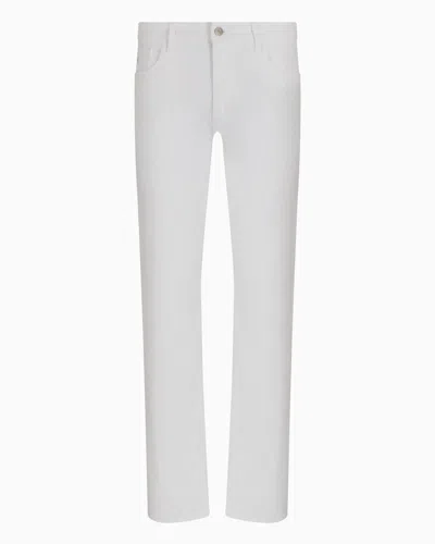 Armani Exchange Slim Jeans In White