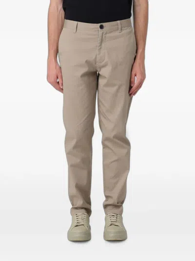 Armani Exchange Slim-fit Trousers In Brown