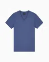 Armani Exchange Slim-fit T-shirt Essential Pima Cotton Jersey In Blue
