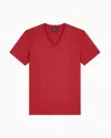 Armani Exchange Slim-fit T-shirt Essential Pima Cotton Jersey In Red