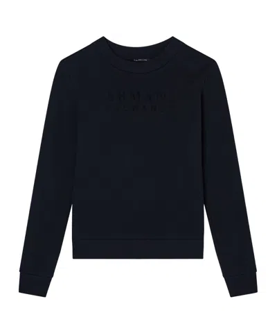 Armani Exchange Small Logo Crewneck Sweatshirt In Multi