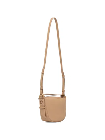 Armani Exchange Small Logo-detail Cross-body Bag In Neutral