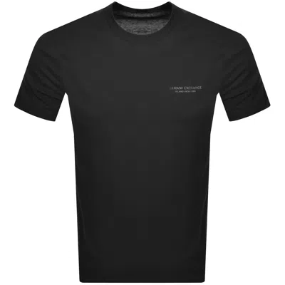 Armani Exchange Small Logo T Shirt Black