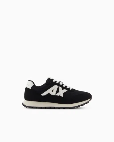 Armani Exchange Sneakers With Contrasting Logo