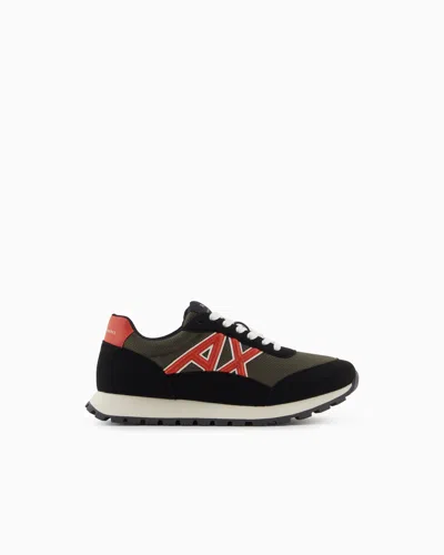 Armani Exchange Sneakers With Contrasting Logo