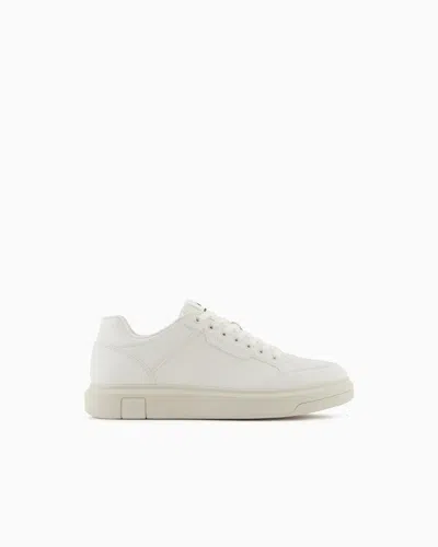 ARMANI EXCHANGE SNEAKERS WITH ALLOVER LOGO