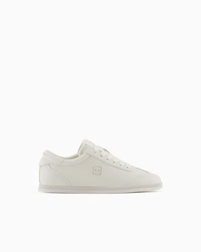 Armani Exchange Sneakers In White