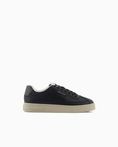 Armani Exchange Sneakers In Black