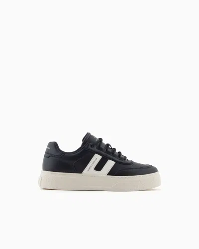 Armani Exchange Sneakers In Blue