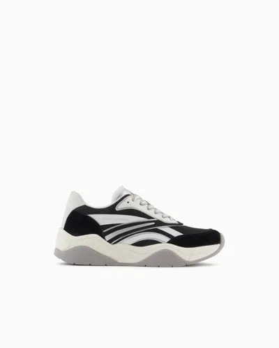 Armani Exchange Sneakers In Black