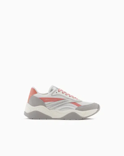 Armani Exchange Sneakers In Gray
