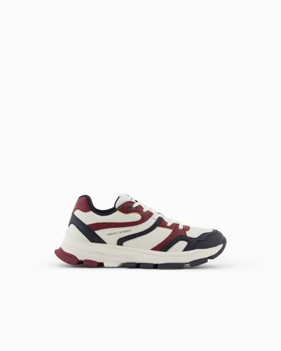 Armani Exchange Sneakers In White