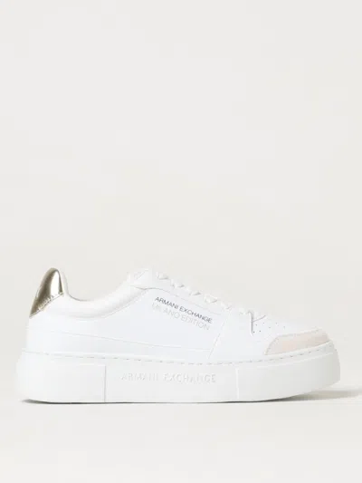 Armani Exchange Sneakers  Woman Color White In Bianco Chiari E Naturali