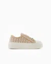Armani Exchange Sneakers In Beige