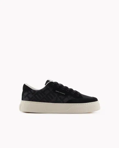Armani Exchange Sneakers In Black