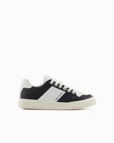 Armani Exchange Trainers In Black
