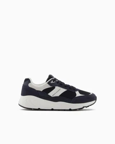 Armani Exchange Trainers In Black