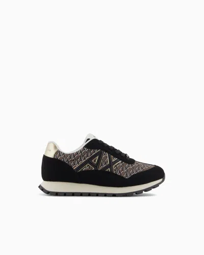 Armani Exchange Sneakers In Black