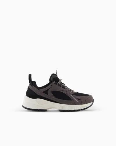 Armani Exchange Sneakers In Black
