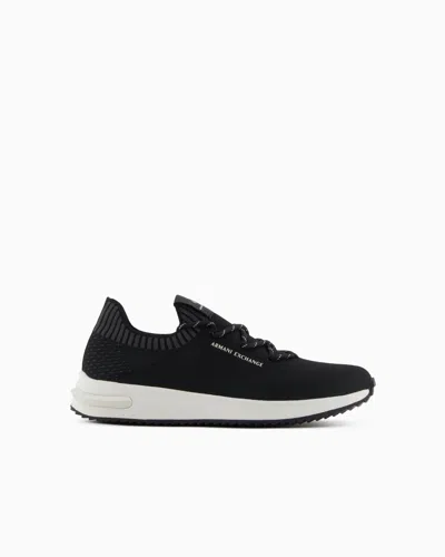 Armani Exchange Sneakers In Black