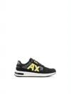 Armani Exchange Sneakers Black In Nero Neri E Grigi