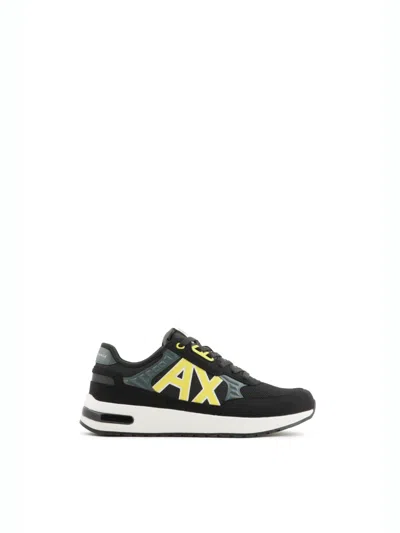Armani Exchange Sneakers Black In Nero Neri E Grigi