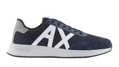 Armani Exchange Sneakers Blue In Blu Blu E Verdi