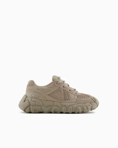 Armani Exchange Trainers In Brown