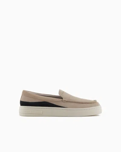 Armani Exchange Trainers In Brown