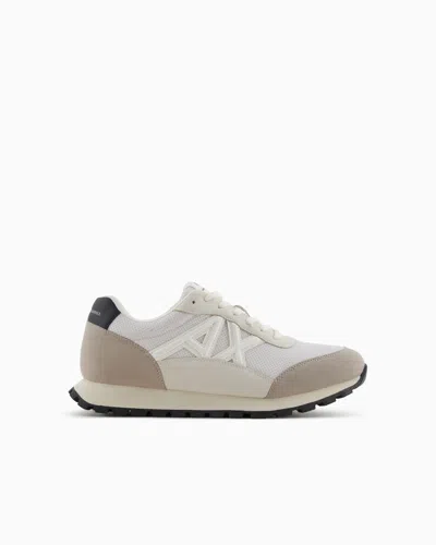 Armani Exchange Sneakers In Brown