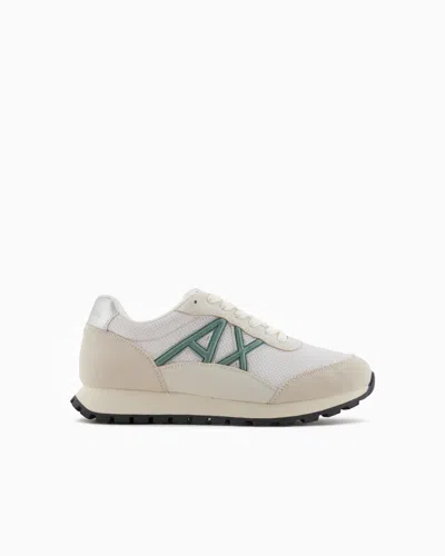 Armani Exchange Trainers In Green