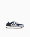 Armani Exchange Sneakers In Mesh And Microsuede In Black