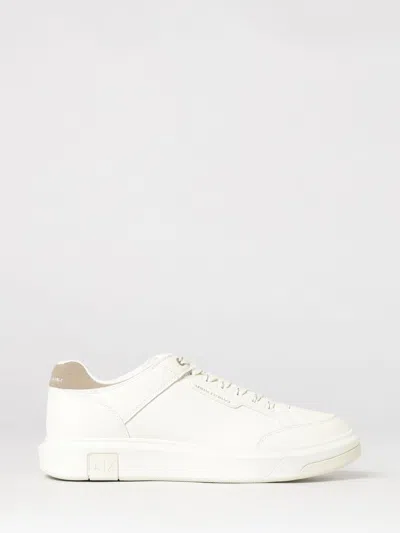 Armani Exchange Sneakers Men Color Beige In White