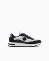 Armani Exchange Sneakers In Navy Blue